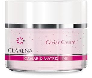 Clarena - Feuchtigkeitscreme gesicht Damen 50 ml - Kaviarcreme für Gesichtspflege - Anti Falten Creme gesicht - Gesichtscreme Damen für trockene Haut