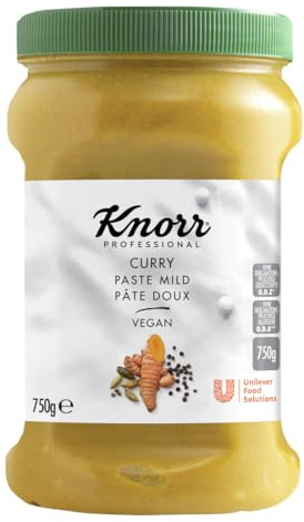 Knorr Professional Würzpaste Curry mild (natürlicher Geschmack, immer einsatzbereit) 1er Pack (1 x 750g)