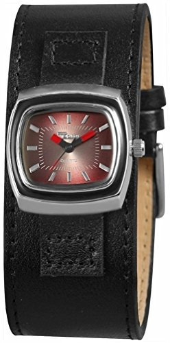 Raptor Damen-Uhren mit Echtlederband Armbanduhr Analog Quarz Dornschließe RA10091