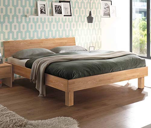 Hasena Trento Bett Forti 20 Eiche Bianco Kopfteil 160x200