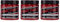 Manic Panic Vampire's Kiss Classic Creme, Vegan, Cruelty Free, Red Semi Permanent Hair Dye 3 x 118ml
