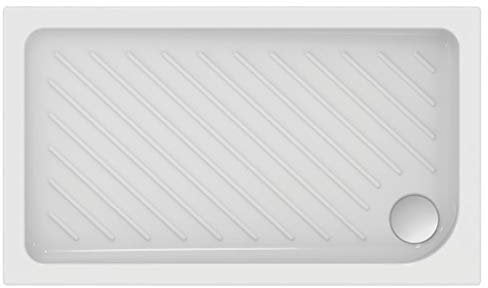 Ceramica Dolomite J002301 GEMMA 2 Piatto doccia rettangolare in ceramica 120x70 cm - Bianco