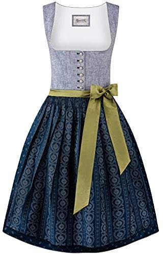 Stockerpoint Damen Eleen Midi Dirndl, dunkelblau, 36
