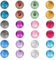 HEMOTON Stück Weinglas Marker Magnetische Glasmarkierer Party Weinglas Marker Acryl Glas Identifikations Weinglaser Getränke Markierungen Saugnapf für Bar Party Tischdekorationen