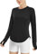 G4Free Sport Shirts für Damen Langarm Activewear Shirt UPF 50+ UV Schutz Sonnenschutz Langarmshirts Schlanke Passform mit Daumenloch Rashguards Sportshirt Yoga Ausbildung Gym Laufshirt
