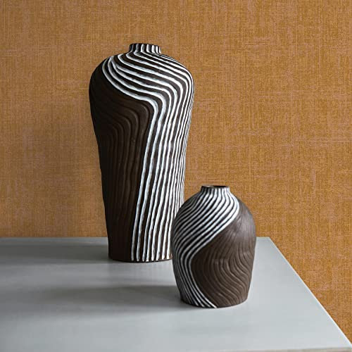 WTD Papier peint uni M1-No.3501 - Papier peint intissé - Jaune uni