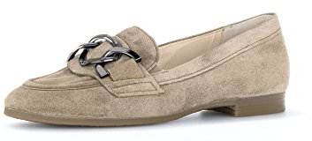 Gabor Damen Slipper, Frauen Slip On,Moderate Mehrweite (G),College Schuhe,Businessschuhe,Mokassins,Halbschuhe,sesamo (CDF),39 EU / 6 UK