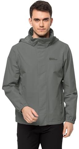 Jack Wolfskin Herren Stormy Point 2L JKT M Wetterschutzjacke, Gecko Green, S
