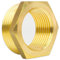 Reduziernippel Reduzierstück Muffennippel Außengewinde x Innengewinde Fitting Rohrfitting Adapter Schraubfitting Gewindefitting Industriequaltät - Made in Italy (Messing, 2 AG x 1 IG)