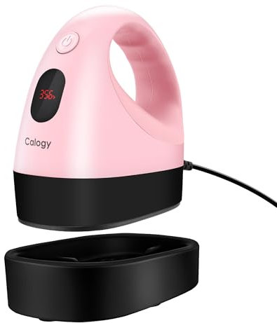 Calogy Transferpresse Mini Hitzepresse, Presse Plotter Maschine, Kleine Heißpresse mit 3 Heizstufen, Tragbare Mini Heat Press Temperaturanzeige Für T-Shirts, Schuhe, Hüte, HTV-Vinyl (Kirsch Rosa)