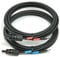 solartronics Verbindungskabel 6mm² H1Z2Z2-K Solarkabel schwarz mit Stecker einseitig für Solarmodul zum Laderegler Verteiler GAK PV, UV-fest, flexibel, Made in Germany (1m - 6mm²)