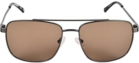 Timberland Schwarze Piloten-Sonnenbrille, Grau, Einheitsgröße
