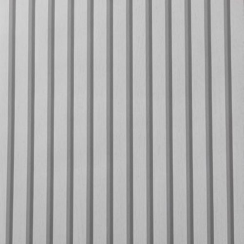 Camiraft Wood Slats Wallpaper Light Grey Natural Wooden Slats Panelled Wallpaper Wood Effect Modern Realism Contemporary Feature Wall,9.5 * 0.53M
