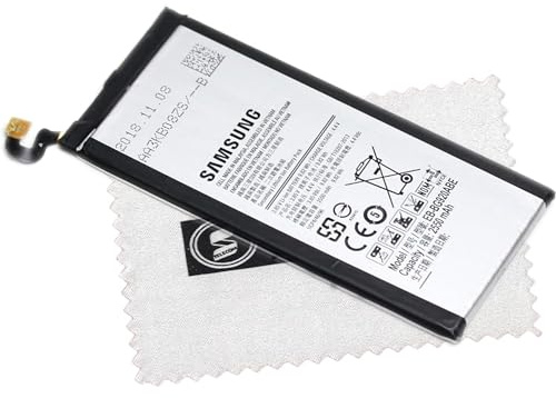 Original Samsung Akku EB-BG920ABE für Samsung Galaxy S6 (G920F) mit Shlok Reinigungstuch, GH82-19582A