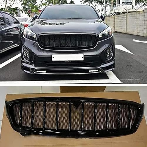 DKLIMA Radiator Kühlergrille Mittelnetz Grilles für Kia Sorento 2015-2017，Auto Styling Zubehör Mitte Kühlergrill Frontstoßstangengrill