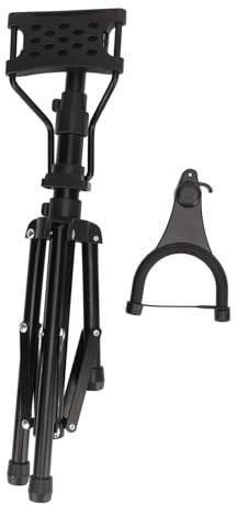 Alomejor Soporte Digital para Instrumentos de Viento, Soporte para Instrumentos Musicales, Trípode Electrónico Plegable para la Serie EWI