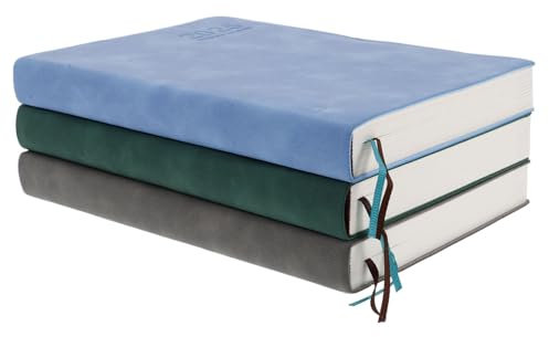 SHOWERORO 3pièces Planificateur Horaires à Couverture Rigide Agenda Mensuel Daté Journal De Planification Quotidien Bloc-notes Pour Maison Bureau École