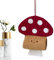 Porta scatola per di stoffa, porta carta igienica appendibile, Custodia in carta per organizer per per il viso ai funghi, Dispenser di da appendere per decorazioni per