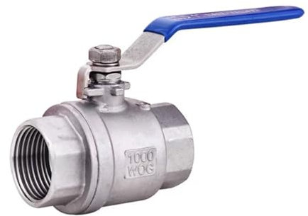 304 Edelstahl-Vollkugel-Kugelhahn, zweiteiliger zweiteiliger Innengewinde-Innendraht-Wasserschaltventil-Kugelhahn(G3/4)