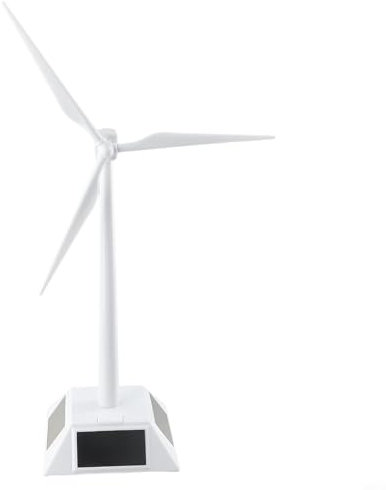 Mini Solar Wind Mill, Solar Energy Wind Mill Turbine Model Toy, Desktop Wind Solar Powered Windmills, Science Teaching Education Tool