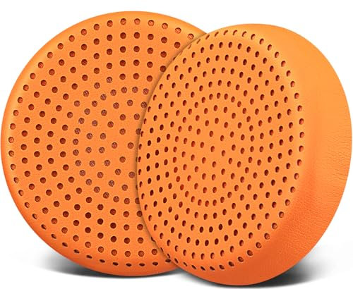 SOULWIT Almohadillas de Repuesto para Skullcandy Grind Auriculares Bluetooth con Cable/inalámbricos, Almohadillas con Cuero más Suave, Espuma de Aislamiento del Ruido