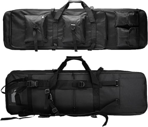 Custodia Fucile,Borsa Militare,Borsone Tattico,Borsa Porta Softair Fucile,Borsa Porta Armi Poligono,Custodie Per Carabine Con 5 Tasche Esterne Utilizzato Per Riporre Carabine,Fucili