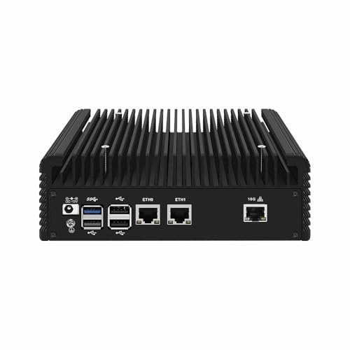 PcZinophyte Solider Firewall-Computer N100 1x10G LANs SFP+ 2x2,5G i226-V Mini-PC NVMe 2*SATA NAS Home Server