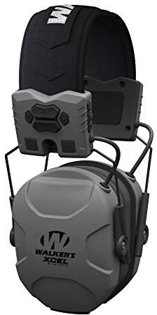 Walker's XCEL Manchon électronique numérique - 26 dB NRR - Protection contre le bruit - Amélioration du son - Casque anti-bruit - 2 piles AAA - XCEL 500-Bluetooth - Taille unique