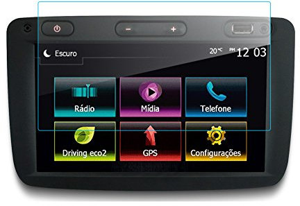 LFOTPP Dacia Sandero 7 Zoll Navigation Schutzfolie - 9H Kratzfest Anti-Fingerprint Displayschutzfolie GPS Navi Folie