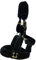 Kentucky Lammfell Versandhalfter - Schwarz - Pony