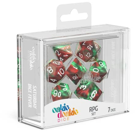 Oakie Doakie Dice Würfel RPG-Set Gemidice - Bloody Jungle (7)