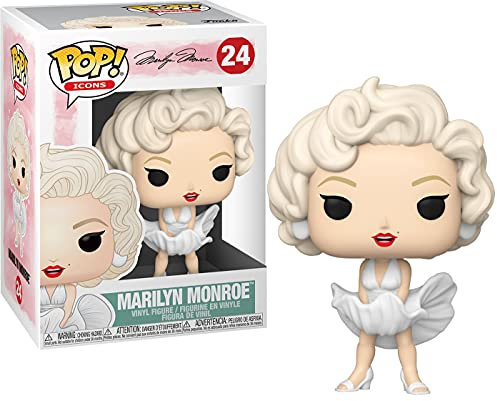 Funko 46771 POP! Icons: Marilyn Monroe (White Dress) Mehrfarben ST
