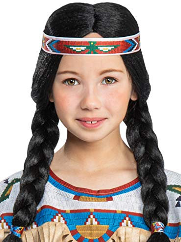 Maskworld Nscho-tschi Stirnband für Kinder - Indianer Western - Lizenz-Kostüme aus den Karl-May-Filmen für Karneval und Motto-Party