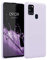 kwmobile Hülle kompatibel mit Samsung Galaxy A21s Hülle - weiches TPU Silikon Case - Cover geeignet für kabelloses Laden - Lavendel