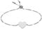 Fossil Armband Für Frauen Vintage Iconic, Min. Innenlänge: 165mm Silbernes Edelstahlarmband, JF03329040