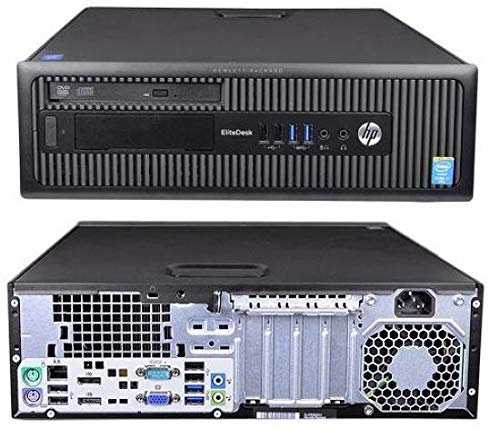 Windows 10 HP 800 G1 SFF Intel Core i5-4570 Desktop PC Computer - 16GB DDR3-128GB SSD & 1TB HDD - 300Mbps Wi-Fi (Renewed)