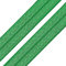 1m Einfassband 20mm hochelastisch 44% Elastan gefalzt Meterware Faltgummi Schrägband Farbwahl, Größe:20mm, Farbe:grün