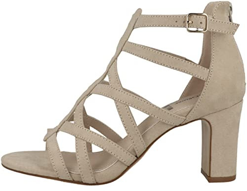 s.Oliver Femme 5-5-28305-38 Sandale à Talon, Nude, 41 EU