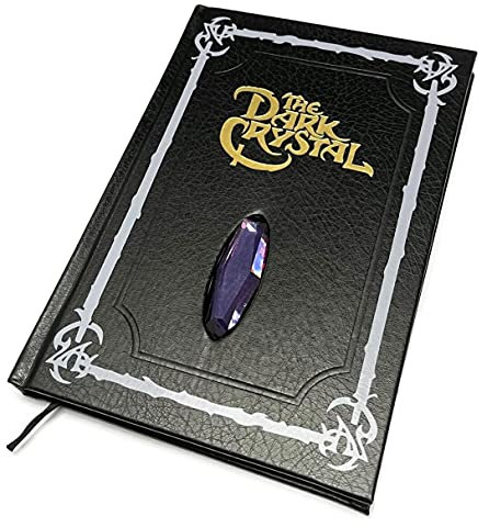 thecostumebase Réplica de libro de cristal oscuro impreso páginas con ilustraciones novela negro, Negro, Talla única