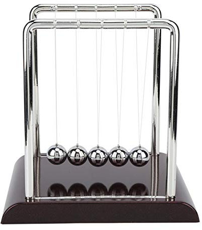 Newtons Wiege, quadratische Form Balance Pendelkugel Spielzeug Home Office Schreibtisch Tisch Ornament Geschenk(Big)