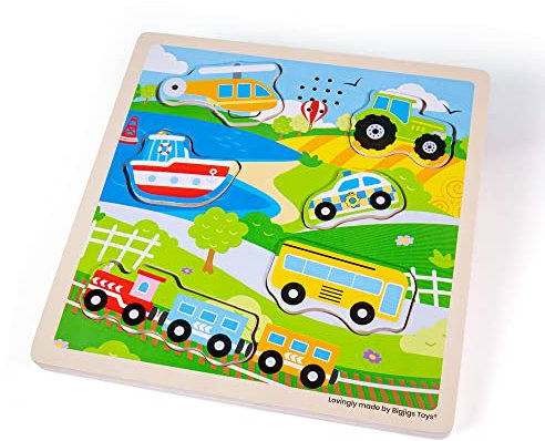 Bigjigs Toys Klangrätsel - Transport