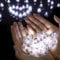 Richaa 100 Stück Mini Led Ballonlichter, Runde Led Ballons Lichter Bunte Blinkende Party Licht für Papierlaterne Hochzeit Neujahr Geburtstag Halloween Weihnachtsfest Dekoration (Weiß-02)
