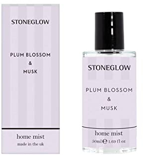 Stoneglow Modern Classics Collection - Plum Blossom & Musk 50ml Scented Home Mist - (Lilac)