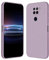 RankOne Funda para Redmi Note 9 (4G) (6.53 Inches) Carcasa de Silicona de TPU Suave - Hierba púrpura