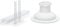 NUK Action Cup Ersatztrinkhalm aus weichem Silikon, auslaufsicher, BPA-frei, 2er Pack, transparent & Push-Pull-Tülle Silikon für Sports Cup und Junior Cup