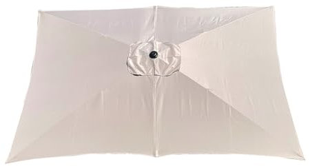 BELLRINO Ersatzschirm Sonnenschirm Ampelschirm für 3 m x 2 m 6 Rippen Regenschirm (nur Baldachin)