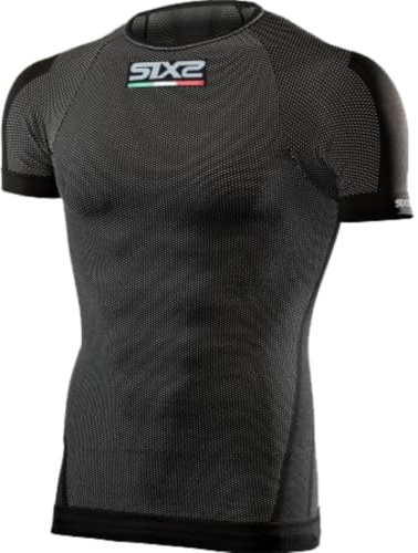 SIXS ts1-cb-ml T-Shirt, kurzärmlig, für Erwachsene, Unisex, Schwarz, ML