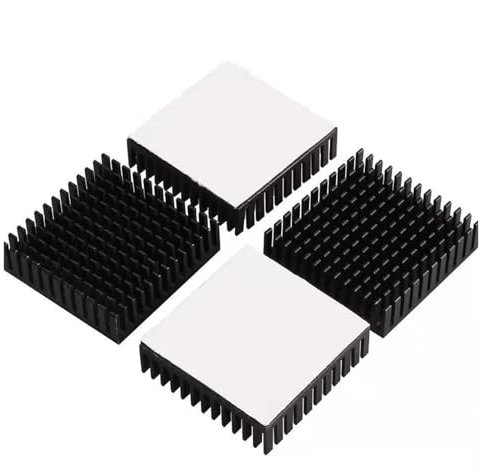 For NEMA 17 Stoßdämpfer-Schrittmotor, Vibrationsdämpfer Lmported Genuine Damper Meal & amp;Gummi mit Kühlkörper for 42 Schrittmotor (Color : 4pcs with back glue)