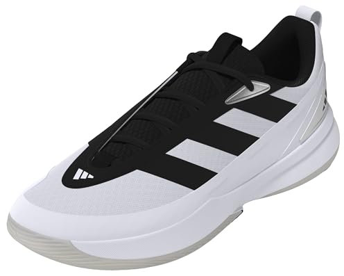 adidas Unisex Front Court Shoes Basketball-Schuhe, Cloud White/core Black/Cloud White, 45 1/3 EU