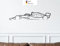 Formula One F1 Classic, Metall Wandbild, Wanddeko, Auto Silhouette (Größe: 49 cm (19))